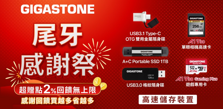 GIGASTONE l 高速儲存裝置推薦