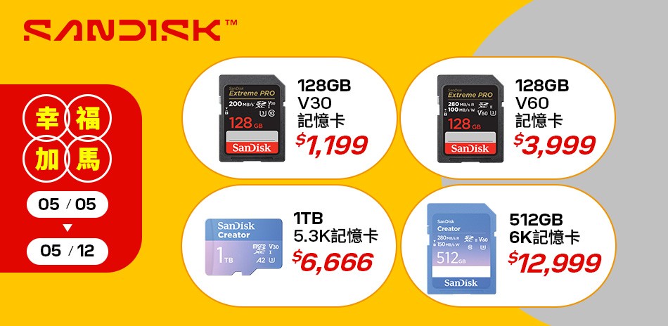 SanDisk l 記憶卡