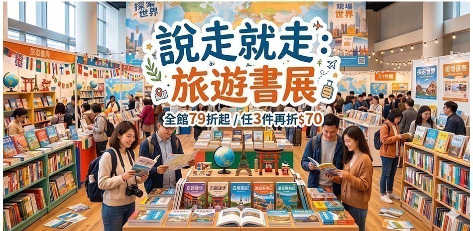 讀墨 旅遊書展 全館79折起