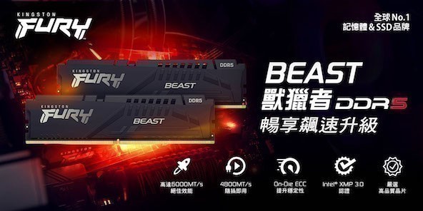 Kingston金士頓 l BEAST獸獵者