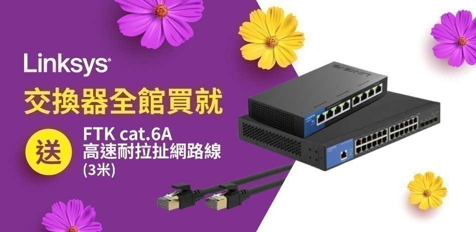 LINKSYS 指定交換器