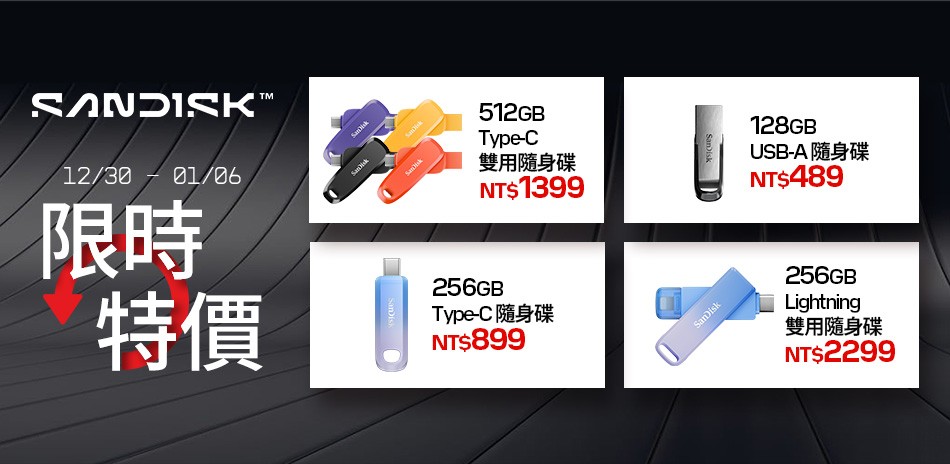 SanDisk l 滿足快速儲存需求