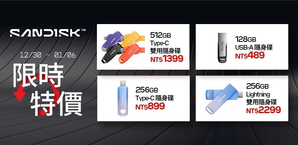 SanDisk l 滿足快速儲存需求