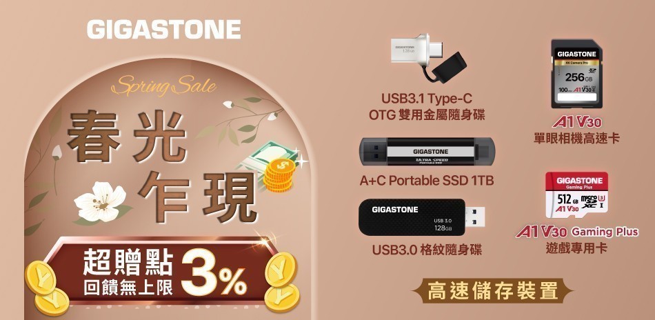 Gigastone l 春季回饋