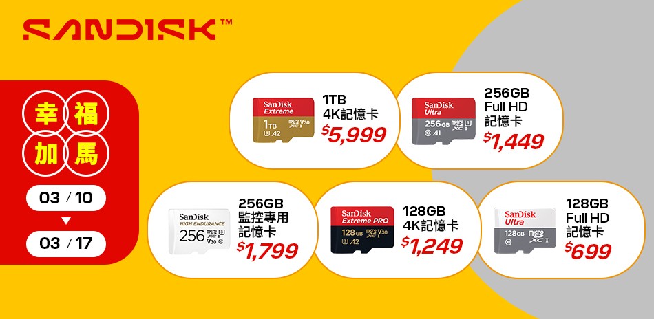 SanDisk l 記憶卡