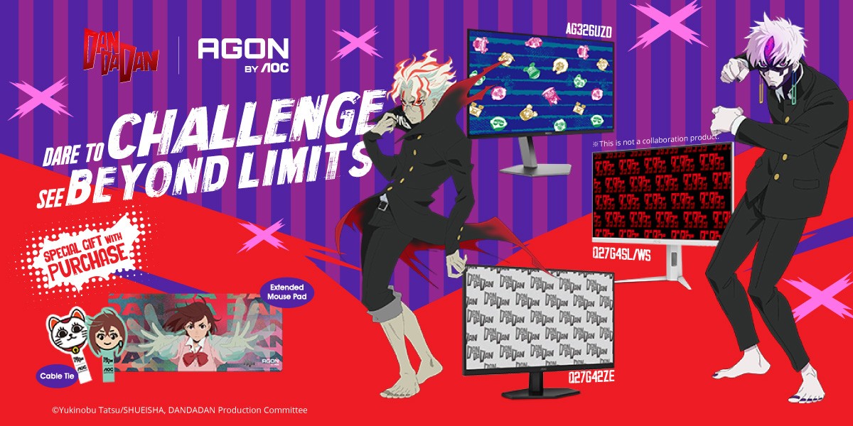 AOC AGON 送膽大黨聯名周邊