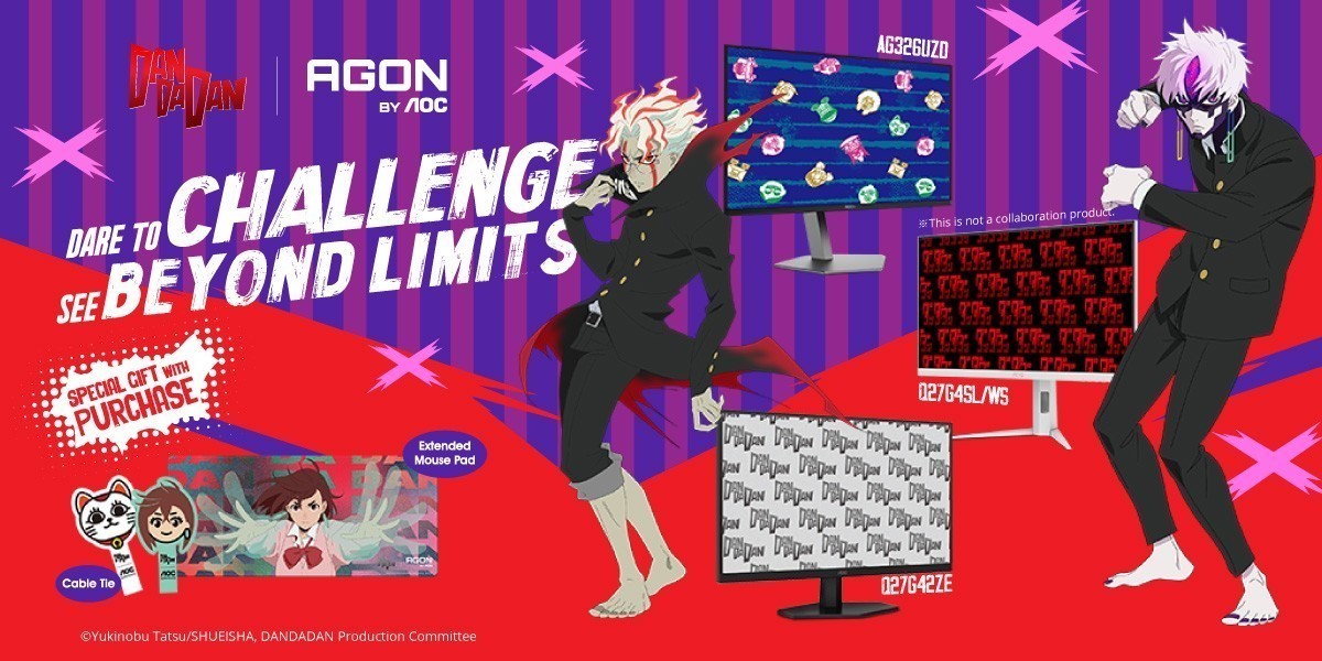 AOC AGON 送膽大黨聯名周邊