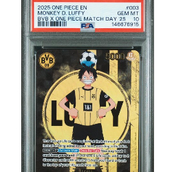 OPTCG美版足球魯夫PSA10