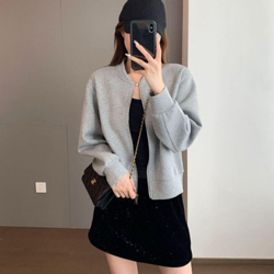 空氣層棉拉鍊螺紋外套