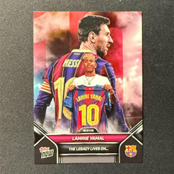25 Topps Yamal Messi 10號傳承