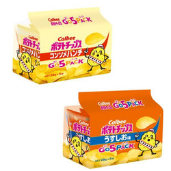 卡樂比 超人氣 5袋入 雞汁/鹽 風味洋芋片