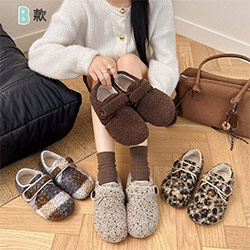 冬季毛毛鞋 保暖便鞋