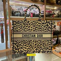 CD 全新豹紋圖騰購物袋手提包