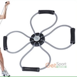 多功能可調式彈力繩(瑜珈拉力器)