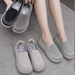 韓系編織厚底懶人鞋