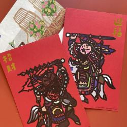 門神秦叔寶遲尉恭手工燙金大春聯