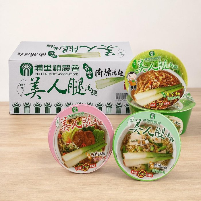 埔里筊白筍美人腿泡麵一箱
