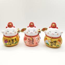 必勝達摩招財貓