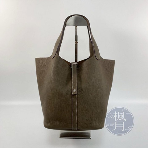 HERMES Y刻 大象灰 PICOTIN 22