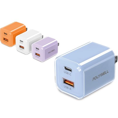 POLYWELL 30W GaN 1A1C快充頭