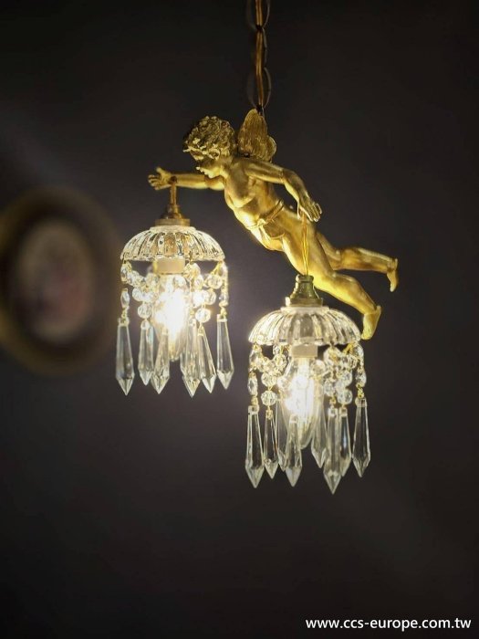 法國 優雅浪漫天使 水晶吊燈