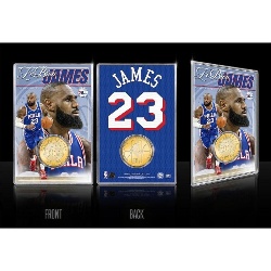 THM LeBron James 76人紀念幣立牌