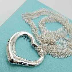 Tiffany OPEN HEART銀鍊