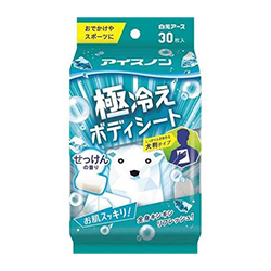日本白元北極熊涼感濕紙巾