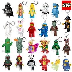樂高LED燈人偶鑰匙圈