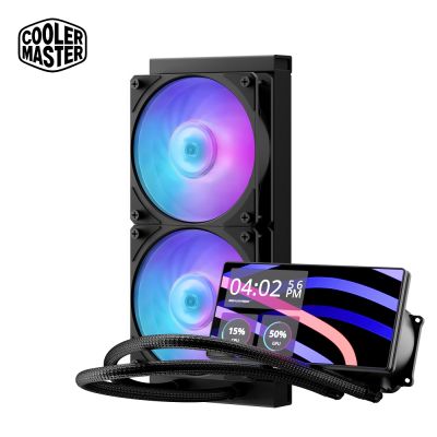 Cooler Master MasterLiquid Core LCD 240 6吋螢幕 ARGB 水冷散熱器 黑色