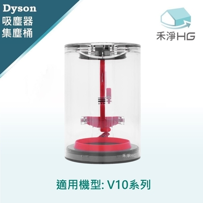 【禾淨家用HG】Dyson 適用V10 系列 副廠吸塵器配件 集塵筒(1入/組)