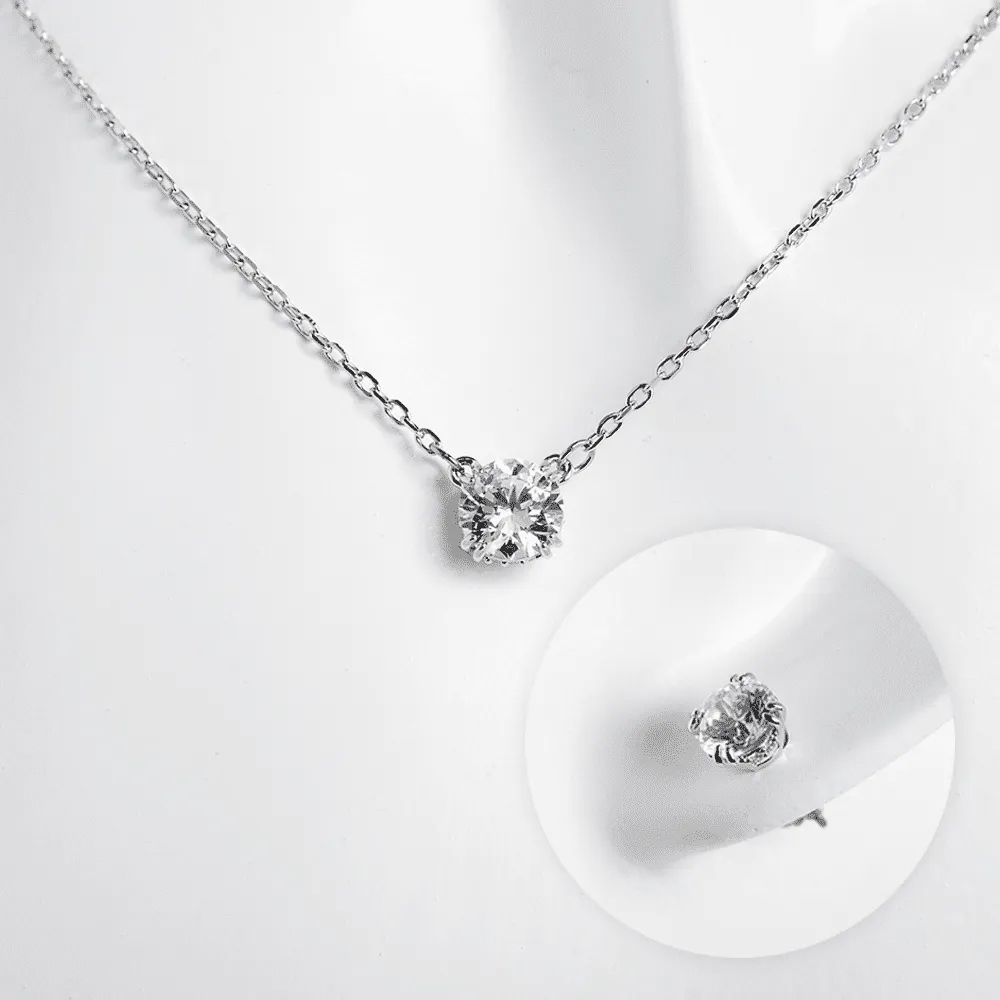 SWAROVSKI Constella 套裝 項鍊 耳釘 鍍白金色 5647663