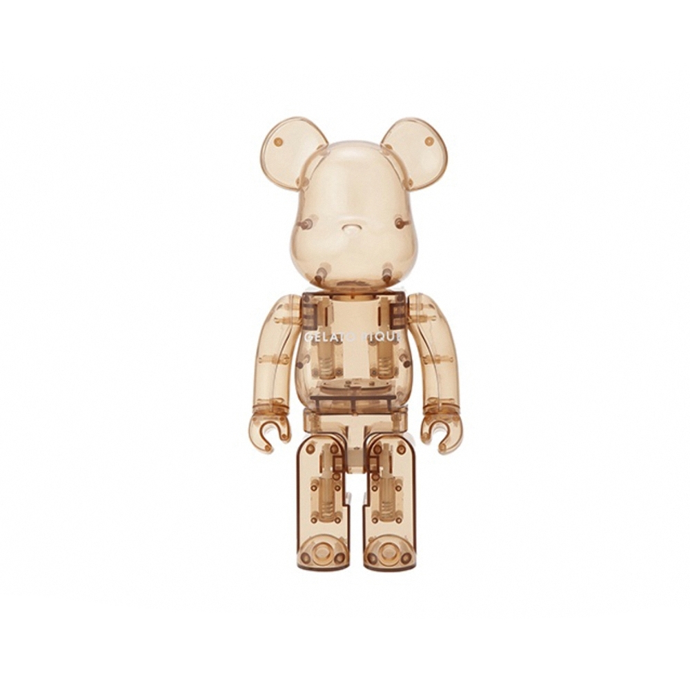 GELATO PIQUE x BE@RBRICK BEIGE 棕色睡衣熊400% 庫柏力克熊潮玩擺件
