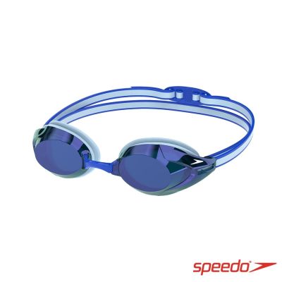 SPEEDO 官方旗艦店 成人 競技泳鏡 鏡面Vanquisher 3.0 天空藍/鈷藍