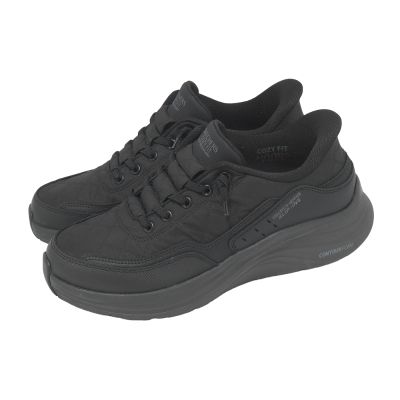 Skechers 工作鞋 Contour Foam SR Slip-Ins 女鞋 寬楦 黑 緩衝 108320WBLK
