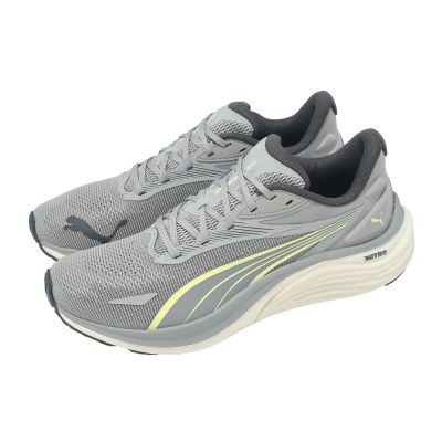 Puma 慢跑鞋 Electrify Nitro 4 男鞋 灰 黃 氮氣中底 運動鞋 310789-14