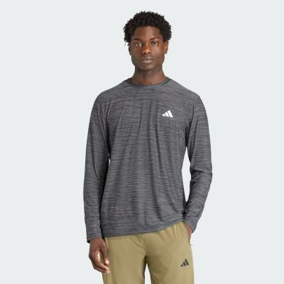 ADIDAS 男 長袖上衣 灰 WE FLEX LS T 運動T恤 Climacool KD2861