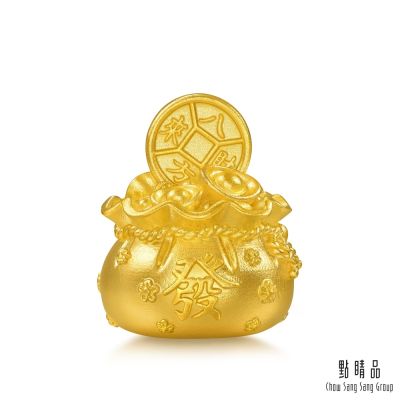 點睛品 招財福袋 黃金擺件