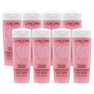 LANCOME蘭蔻 LANCOME 蘭蔻 溫和保濕水50mlX8[400ml/正貨容量超值組]-國際航空版