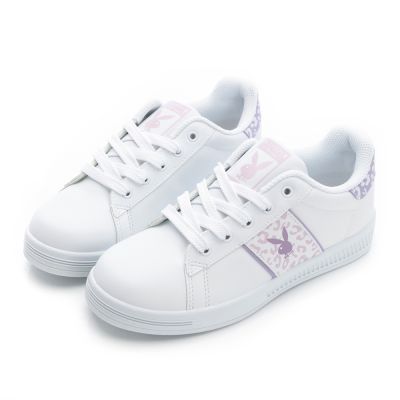 PLAYBOY 愛的豹豹俏麗甜心兔兔小白鞋-PY1606白紫