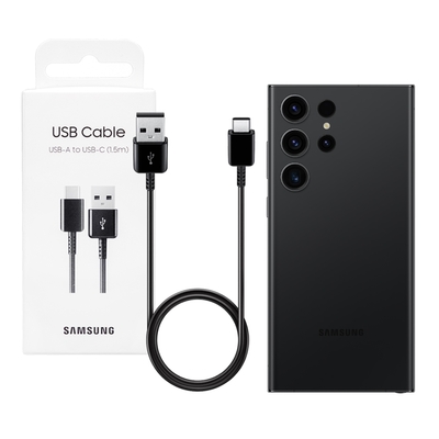 Samsung 三星 原廠 S25 S24系列 1.5m Type-C 傳輸線-新款黑【DG930/盒裝】