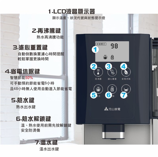 元山 YS-8301DWB - 詳情1