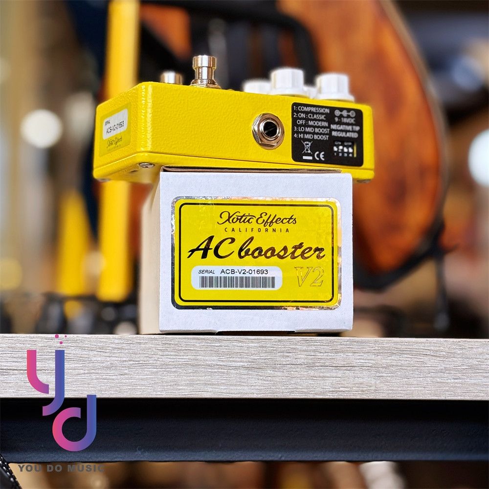 Xotic AC Booster V2 增益破音效果器公司貨美國製造台灣公司貨| 合成器