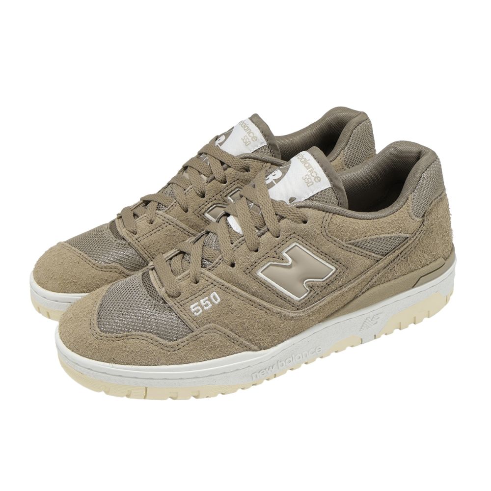 New Balance NB 休閒鞋 550 男鞋 棕 白 蘑菇 麂皮 復古 紐巴倫 BB550PHA-D