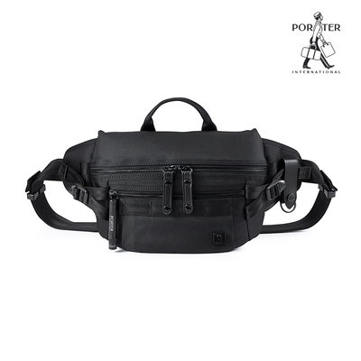 PORTER INTERNATIONAL - 自信經典NEW HEAT腰包 - 全黑