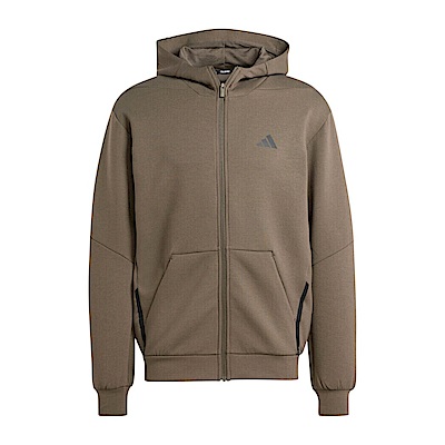 Adidas D4T FULL ZIP H IY1133 男 連帽 外套 運動 訓練 休閒 舒適 吸濕排汗 棕綠