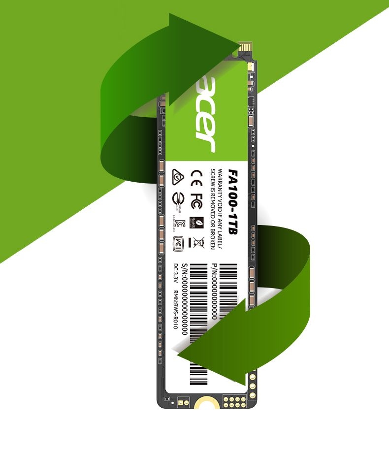 Acer 宏碁FA100 PCIe Gen3 M.2 2TB SSD固態硬碟| 其他品牌| Yahoo購物中心