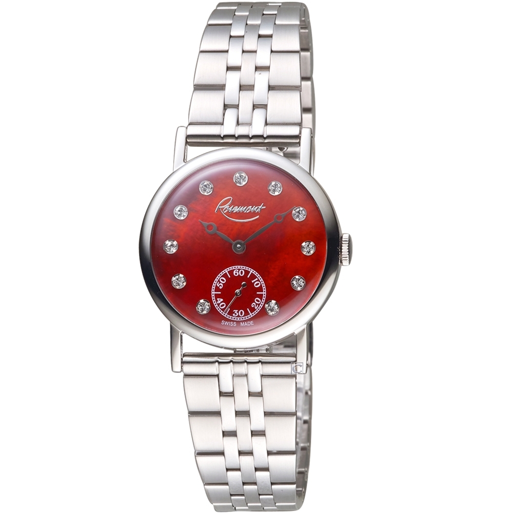 玫瑰錶Rosemont璀璨復刻手錶(BR-01-Rd-mt)-紅