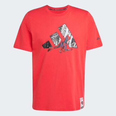 Adidas 愛迪達 M Spiderman T-s KC3117 男 T恤 休閒短袖 紅 亞版 純棉 蜘蛛人