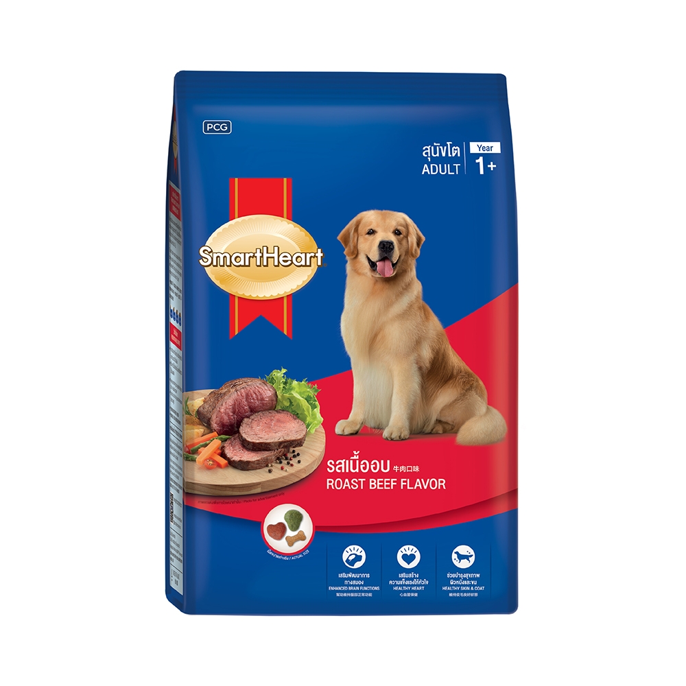SmartHeart 慧心犬糧 - 牛肉口味成犬配方 10KG